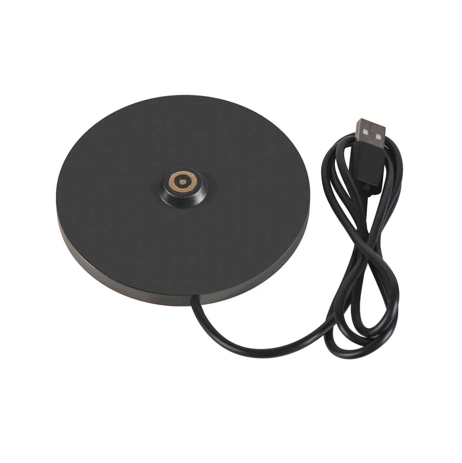 SLV LED-Akkulampe Vinolina Two, rostfarben, Alu, Ø 11 cm