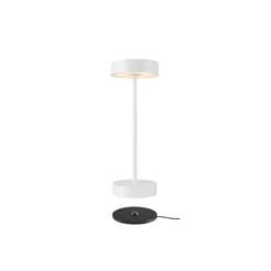 SLV LED-Akkulampe Vinolina, weiß, CCT, Alu, Höhe 32,3 cm