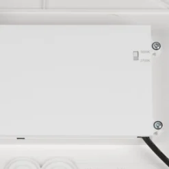 SLV LED-Deckenlampe Decona, Ø 42 cm, weiß/goldfarben, Metall