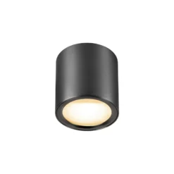 SLV LED-Deckenleuchte Oculus, bronzefarben, 9 cm dim to warm