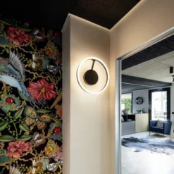 SLV LED-Deckenleuchte One, Ø 40 cm, schwarz, Metall, CCT