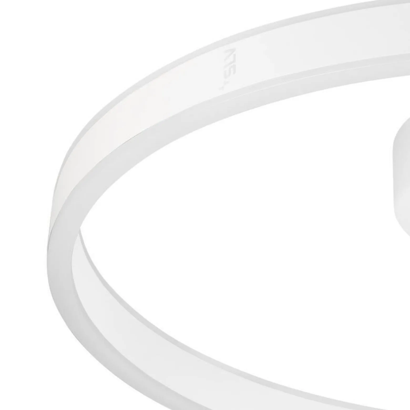 SLV LED-Deckenleuchte One, Ø 60 cm, weiß, Metall, CCT
