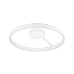 SLV LED-Deckenleuchte One, Ø 60 cm, weiß, Metall, CCT