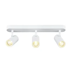 SLV LED-Deckenstrahler Noblo, 3.000 K, weiß, Länge 40 cm