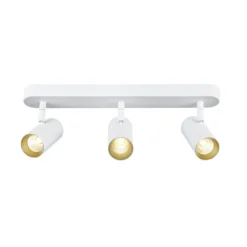 SLV LED-Deckenstrahler Noblo, 2.700 K, weiß, Länge 40 cm