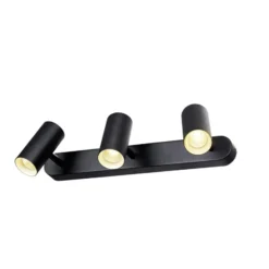 SLV LED-Deckenstrahler Noblo, schwarz, dim to warm, 40 cm