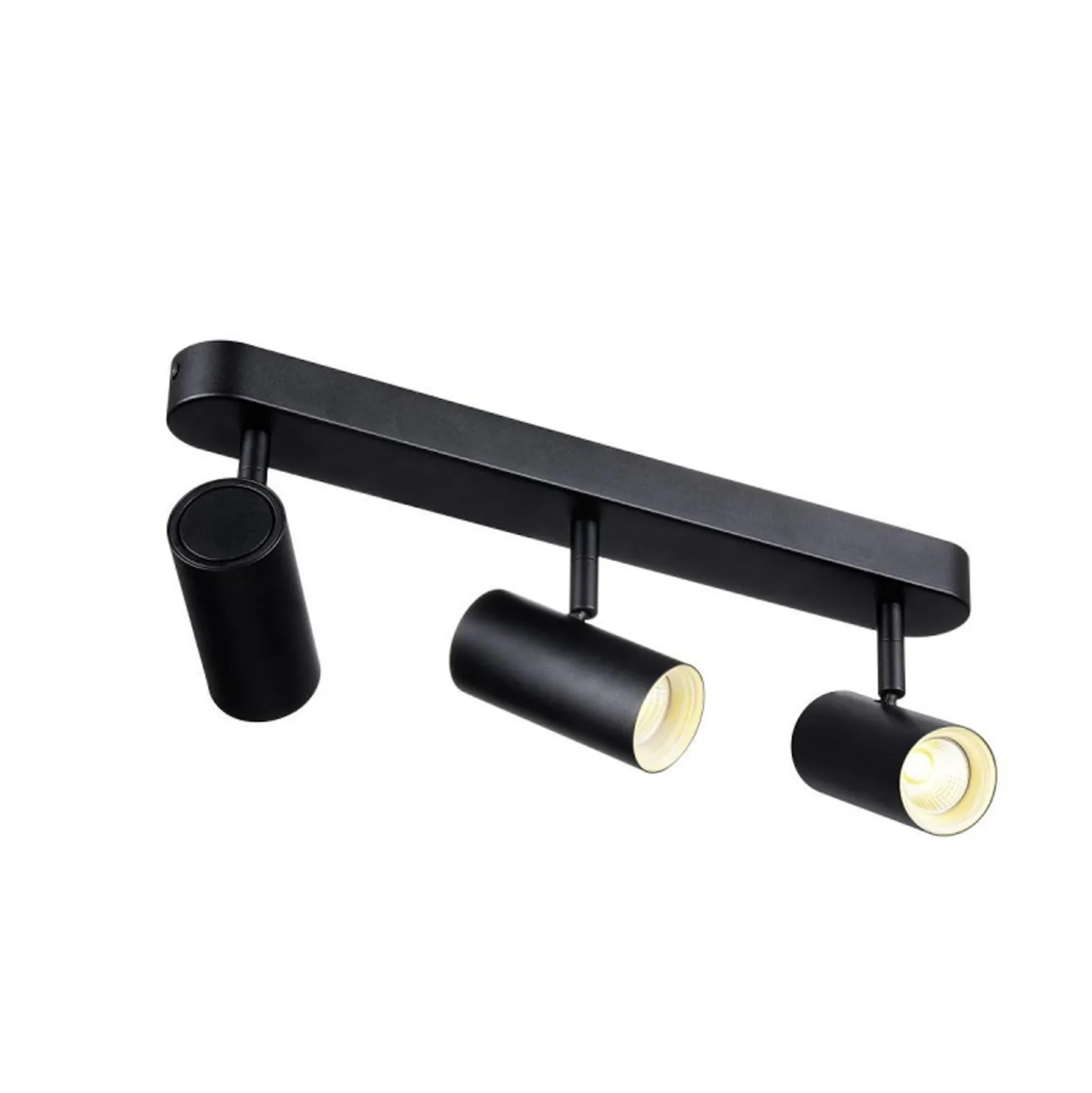 SLV LED-Deckenstrahler Noblo, schwarz, dim to warm, 40 cm