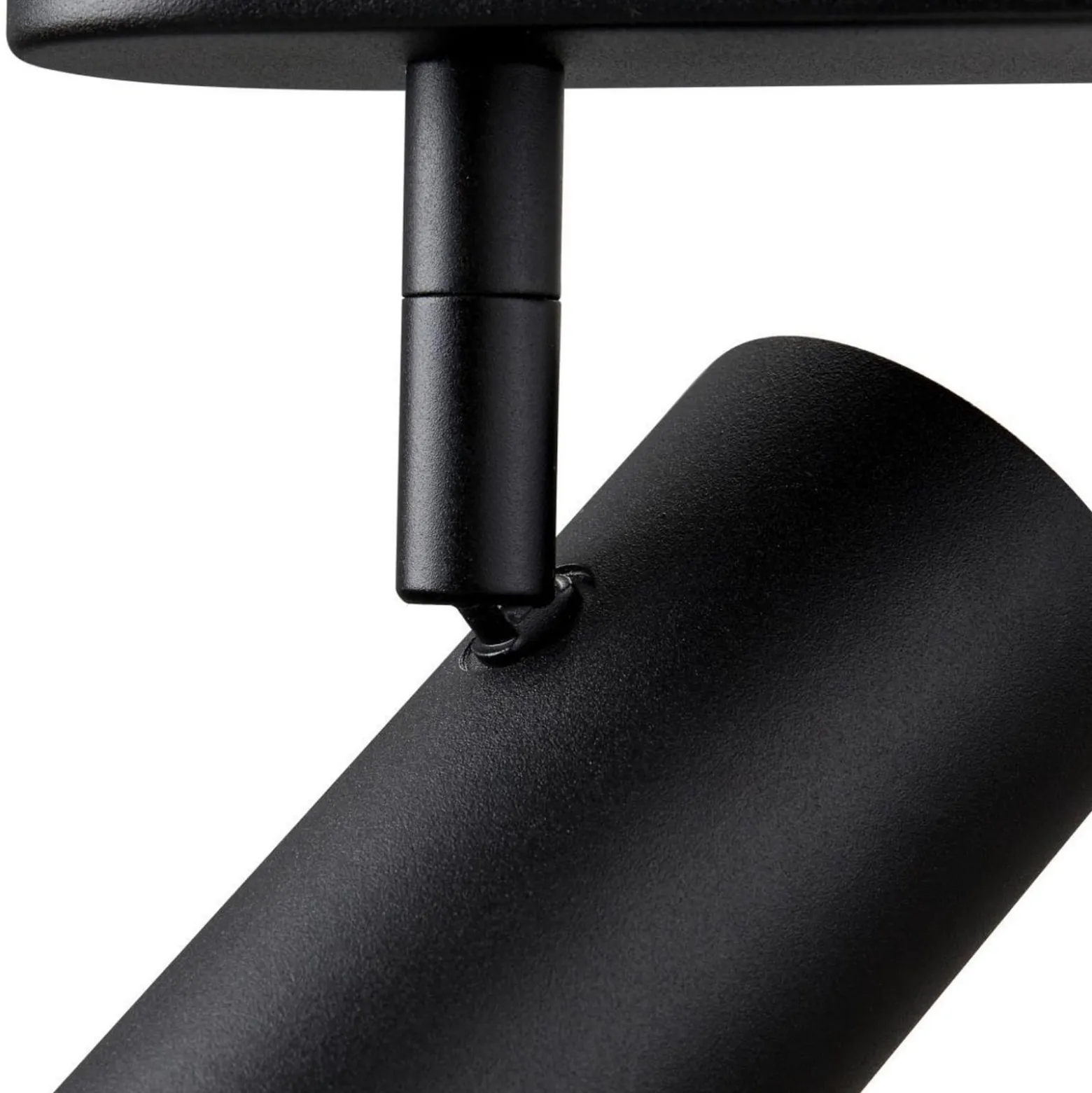 SLV LED-Deckenstrahler Noblo, schwarz, 3.000 K, Länge 24 cm