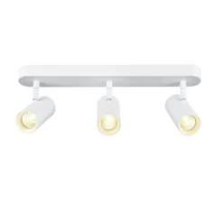SLV LED-Deckenstrahler Noblo, weiß, dim to warm, Länge 40 cm