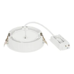 SLV LED-Einbauleuchte Occuldas 14, weiß, Aluminium, Ø 14 cm