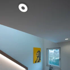 SLV LED-Einbauleuchte Occuldas 14, weiß, Aluminium, Ø 14 cm
