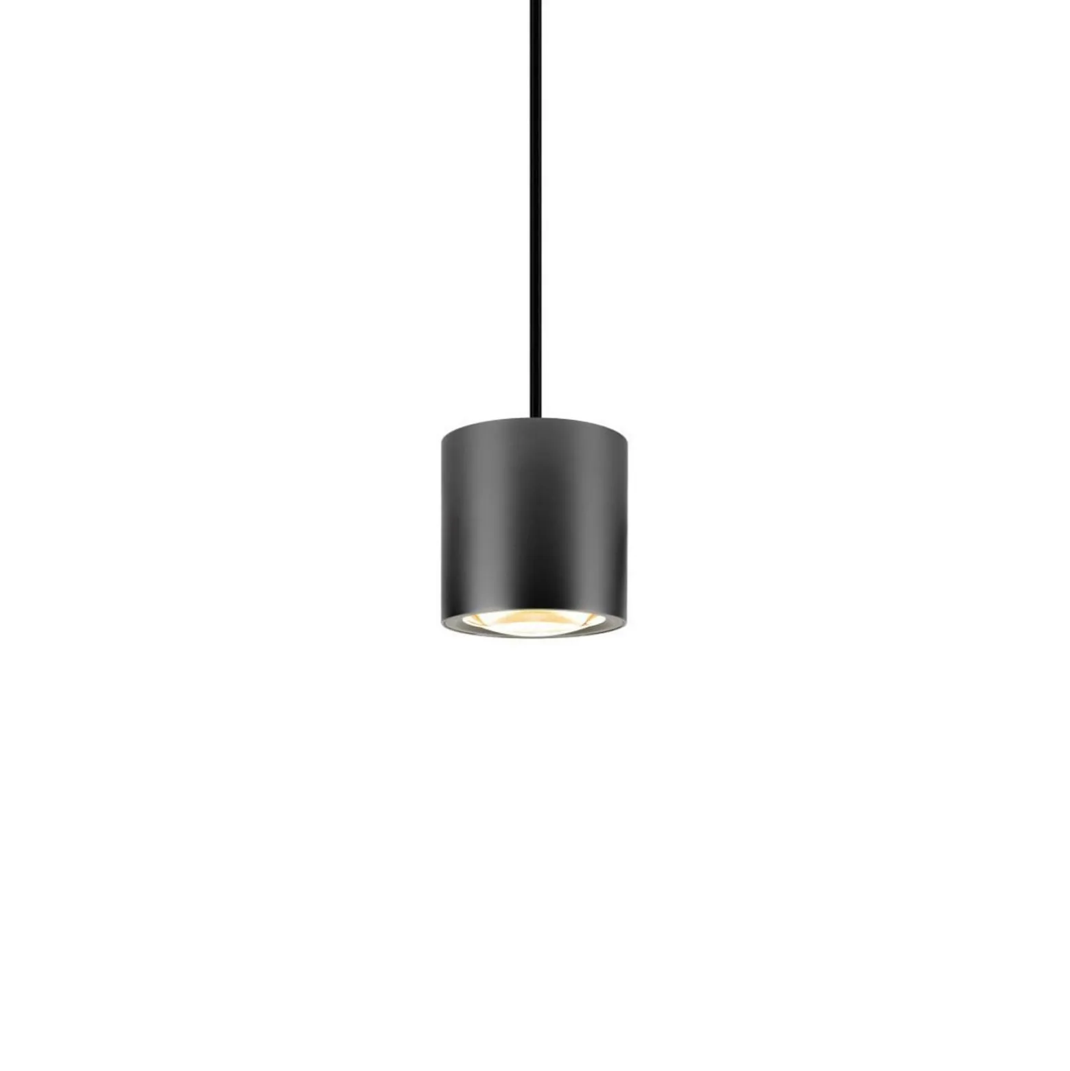 SLV LED-Hängelampe Oculus, bronzefarben, Ø 9 cm, dim to warm