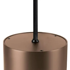 SLV LED-Hängelampe Oculus, kupferfarben, Ø 9 cm, dim to warm