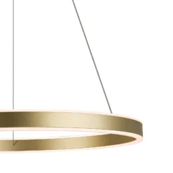 SLV LED-Hängeleuchte One 60, messing, Ø 60 cm, up/down, CCT