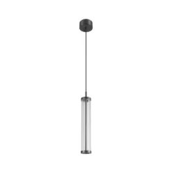 SLV LED-Pendellampe Quimera, bronzefarben, Ø 8 cm, CCT