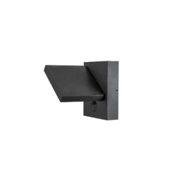 SLV LED-Wandlampe Abridor, anthrazit, Breite 14 cm, Sensor