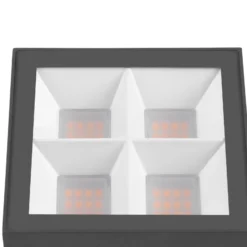 SLV LED-Wegeleuchte S-Cube 75, anthrazit, Alu, Höhe 75 cm