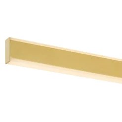 SLV One Linear LED-Hängeleuchte, 140 cm, messing