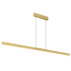 SLV One Linear LED-Hängeleuchte, 140 cm, messing