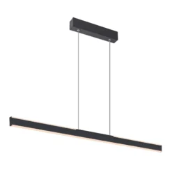 SLV One Linear LED-Hängeleuchte, 104 cm, schwarz