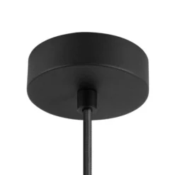SLV Pendellampe Light Eye 90, schwarz, Ø 9 cm, Metall