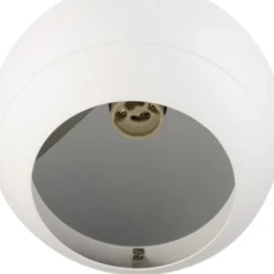 SLV Pendellampe Light Eye 150, weiß, Ø 15 cm, Metall