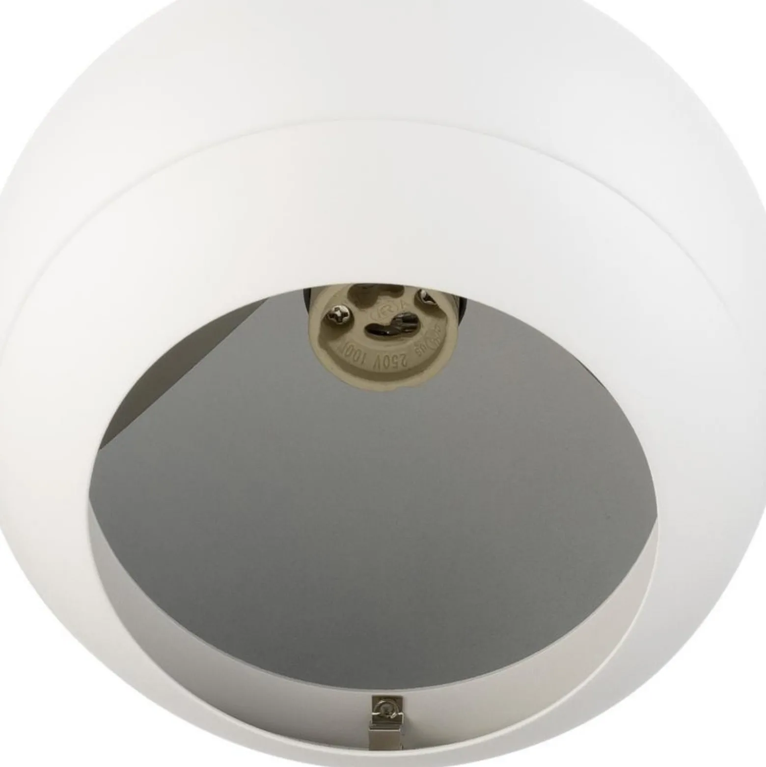 SLV Pendellampe Light Eye 150, weiß, Ø 15 cm, Metall