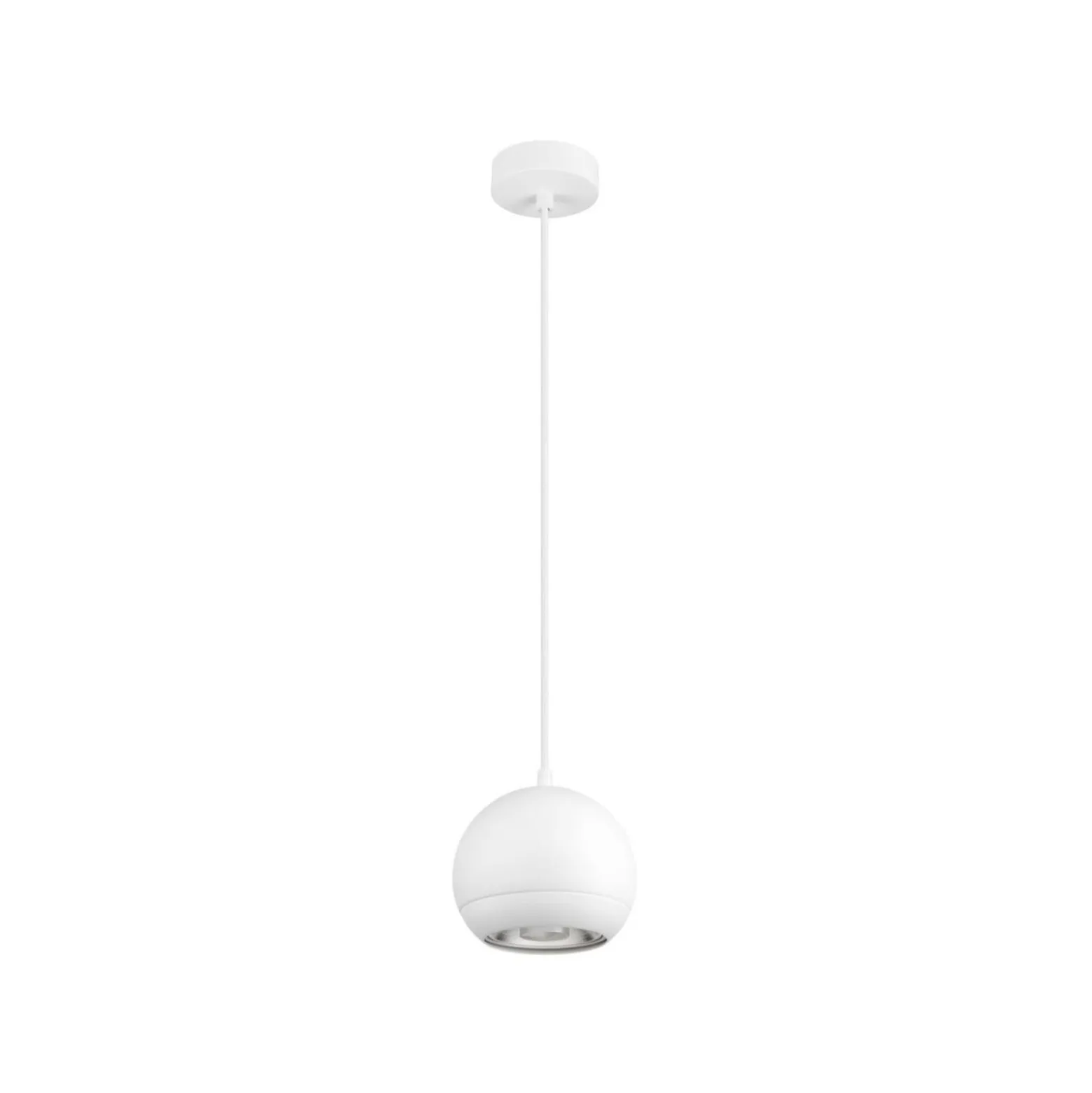 SLV Pendellampe Light Eye 150, weiß, Ø 15 cm, Metall