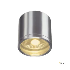 SLV Rox Außendeckenleuchte aluminium Ø 12,5cm