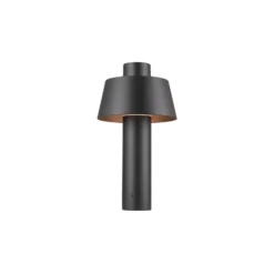 SLV Sockellampe Photoni 45, schwarz, Aluminium, Höhe 45 cm