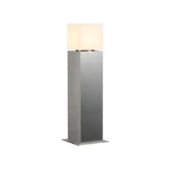 SLV Sockellampe Square Pole, Höhe 60 cm, grau, Edelstahl