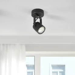 SLV Spot 79 Deckenstrahler 1flg. 230V schwarz