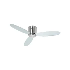 Smart Deckenventilator ECO PLANO II, Ø 112 cm, silber, DC