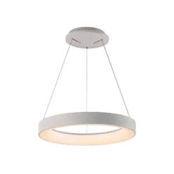 Smart LED-Hängelampe Niseko II, Ø 38 cm, weiß, CCT, dimmbar