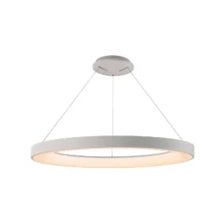 Smart LED-Hängelampe Niseko II, Ø 65 cm, weiß, CCT, dimmbar