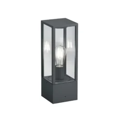 Sockellampe Garonne in Anthrazit