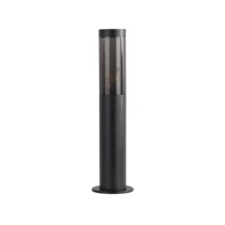 Sockelleuchte Batton, IP44, schwarz, Höhe 45 cm, Metall
