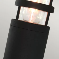 Sockelleuchte Hornbaek, schwarz