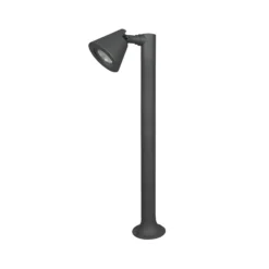 Sockelleuchte Kaveri aus Aluminium, anthrazit