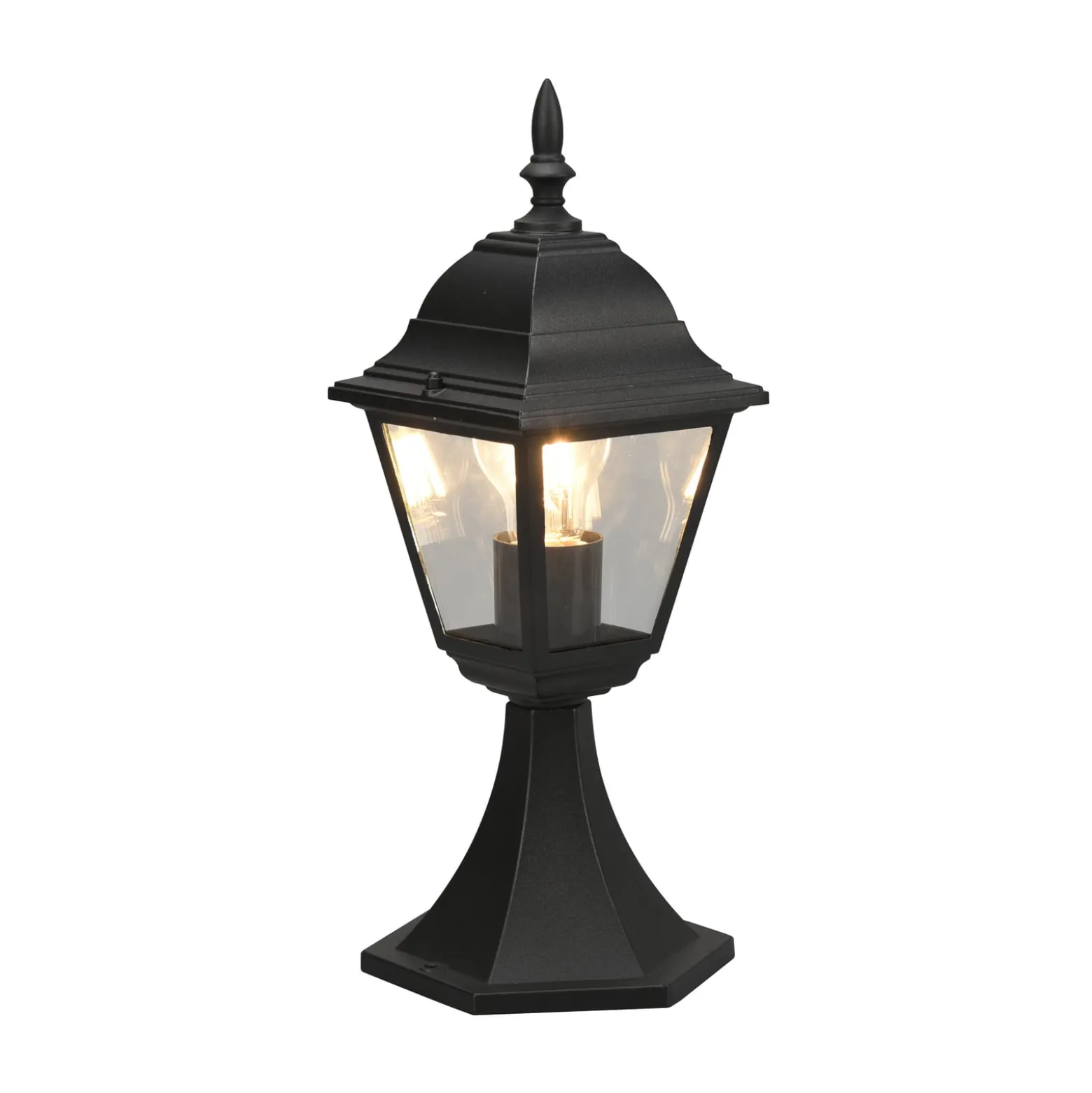 Sockelleuchte Livenza, schwarz, Höhe 39 cm, Aluminium, IP44