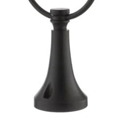 Sockelleuchte Parma, schwarz, Metall, 52 cm hoch, E27, IP43