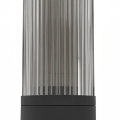 Sockelleuchte Salle, Höhe 46,5 cm, schwarz, Aluminium