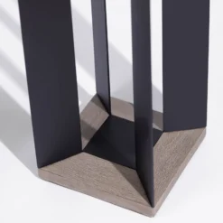 Solarlaterne Teckalu, Duratek/Alu schwarz, 65,5cm