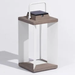 Solarlaterne Teckalu, Duratek/weiß, 45,5cm