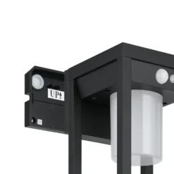 Solar-LED-Außenwandleuchte Martano mit Sensor