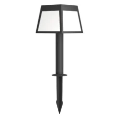 Solar-LED-Sockelleuchte Altilia, Höhe 56 cm, schwarz, Sensor