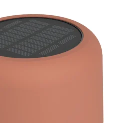 Solar-LED-Terrassenlampe Roccanova-L orangefarben Höhe 120cm