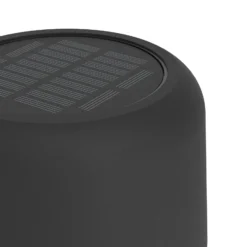 Solar-LED-Terrassenlampe Roccanova-L, schwarz, Höhe 120 cm