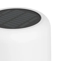 Solar-LED-Terrassenlampe Roccanova-L, weiß, Höhe 120 cm