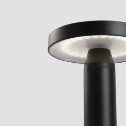 Solar-LED-Tischlampe Cairo, schwarz, Kunststoff, IP44, 21cm